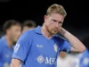 Napoli, De Bruyne sbaglia un rigore dopo sei anni!